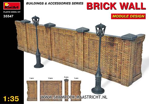 MiniArt Brick Wall